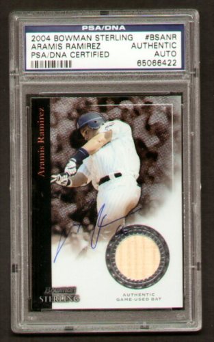 Aramis Ramirez signed autograph 04 Bowman Sterling PSA