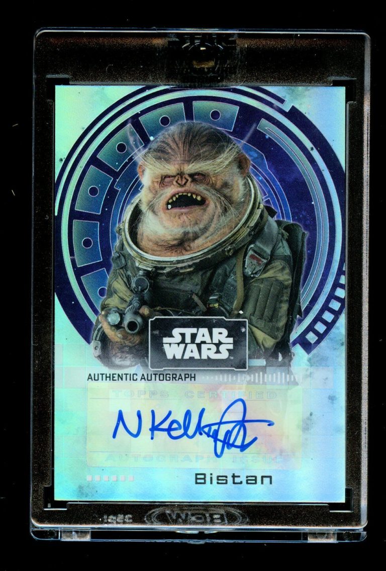 Nick Kellington / Bistan A-NK2 auto signed 2022 Topps Star Wars Signature Series