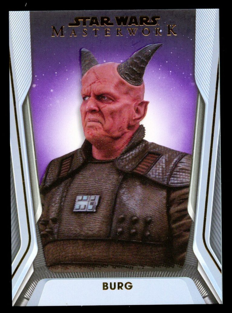 Star Wars Masterwork 2021 Topps Purple Parallel #14 Trading Card Burg 4/50