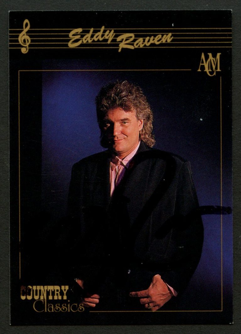 Eddy Raven #27 signed autograph auto 1992 Collect-A-Card Country Classics