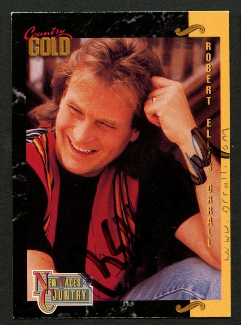 Robert Ellis Orrall #7 signed autograph auto 1993 Sterling Country Gold Card