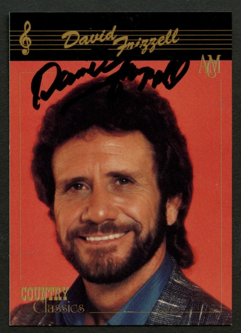 David Frizzell #19 signed autograph auto 1992 Collect-A-Card Country Classics