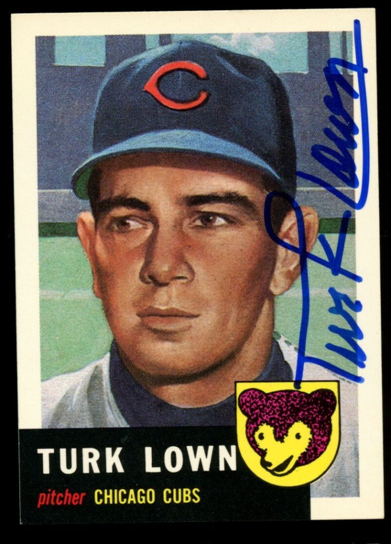 Turk Lown (d 2016) #130 signed autograph auto 1991 Topps 1953 Archives Baseball