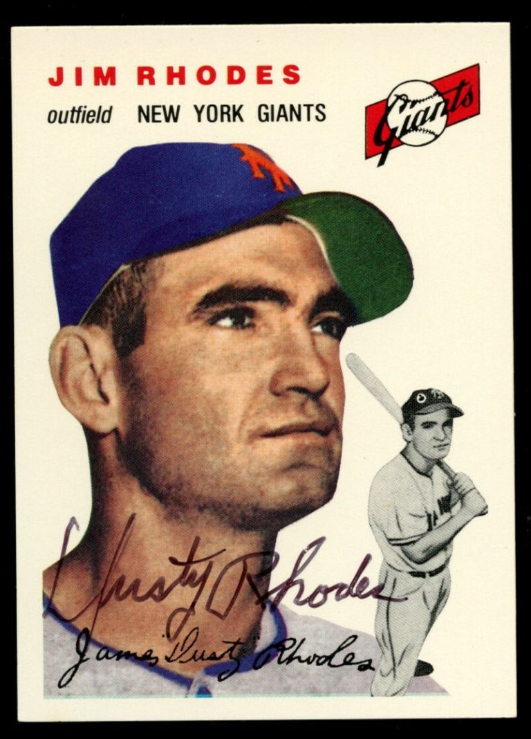 Dusty Rhodes d2009 #170 signed autograph auto 1994 Topps 1954 Archives Baseball