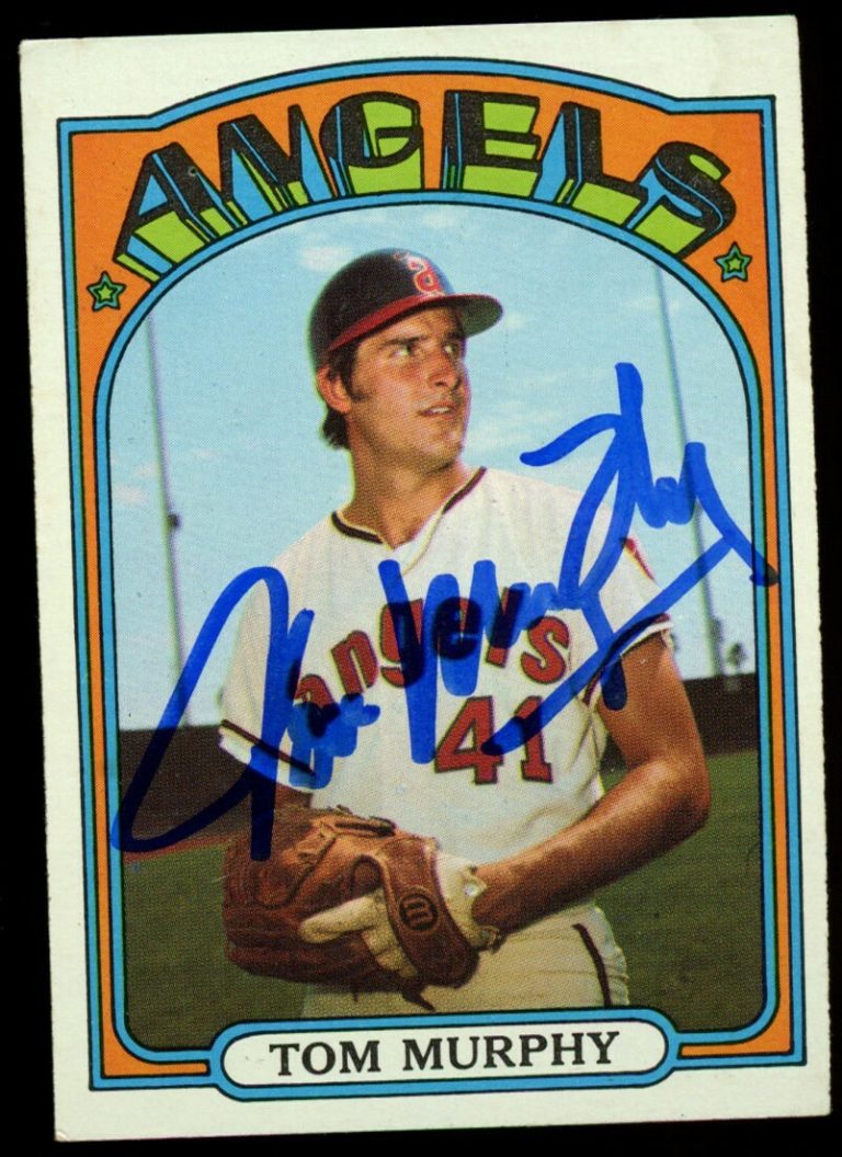 Tom Murphy #354 signed autograph auto 1972 Topps Baseball Trading Card