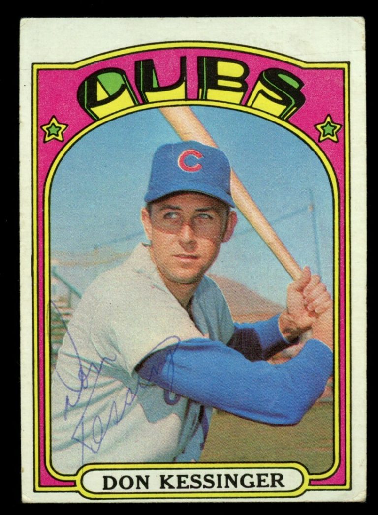 Don Kessinger #145 signed autograph auto 1972 Topps Baseball Trading Card