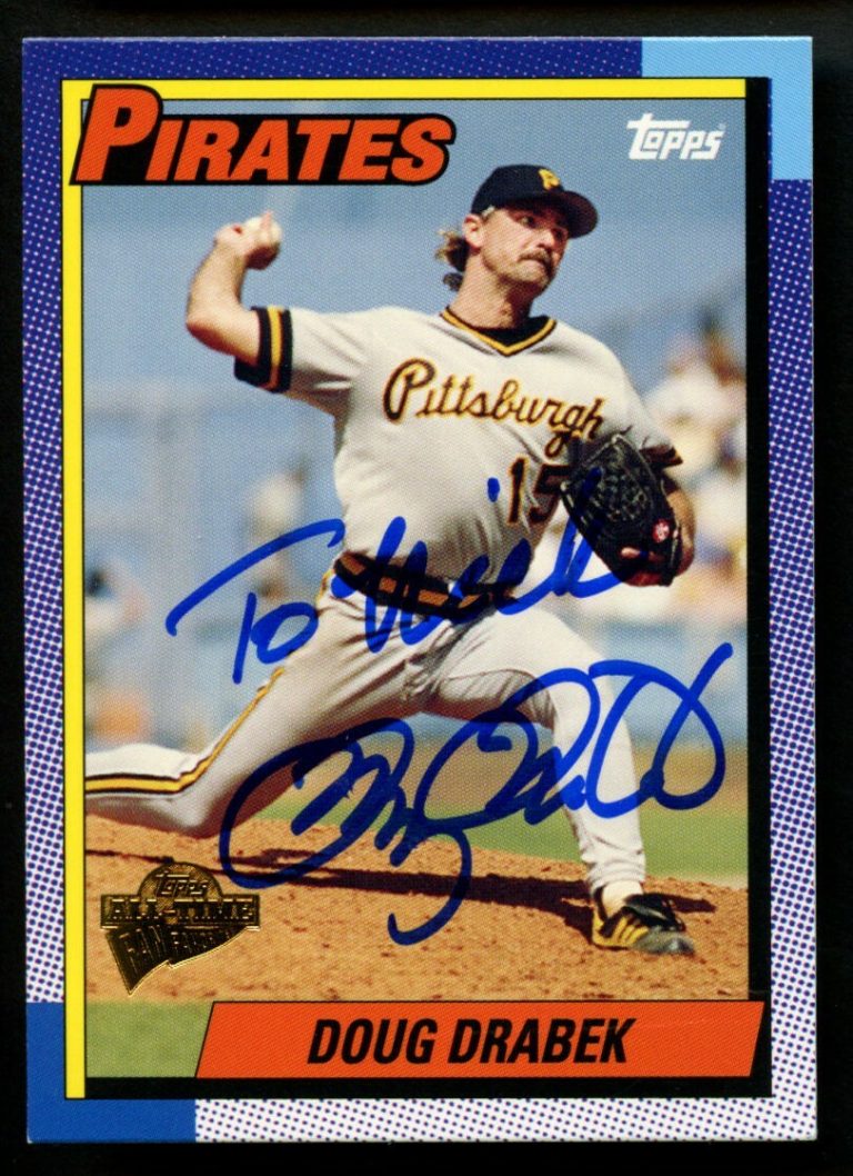 Doug Drabek signed autograph 2005 Topps All-Time Fan Favorites Baseball Card