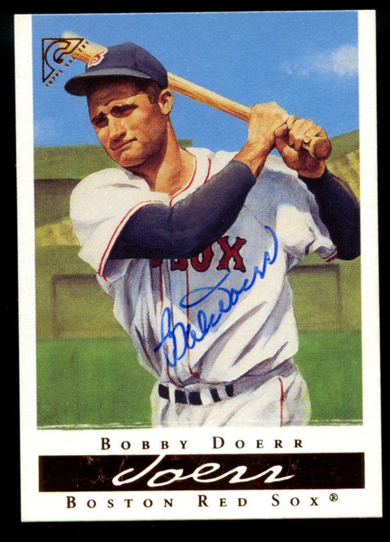 Bobby Doerr #39 signed autograph auto 2003 Topps Gallery Baseball Card ~