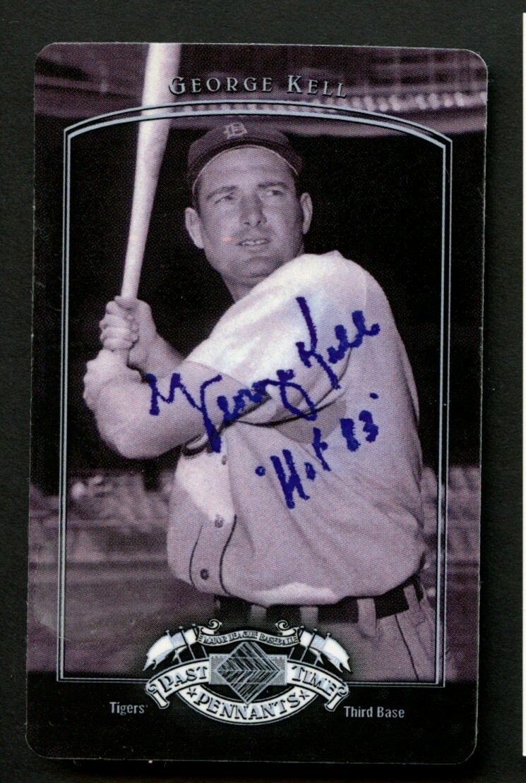 George Kell signed autograph auto 2008 Pocket Calendar Hall of Fame 1983