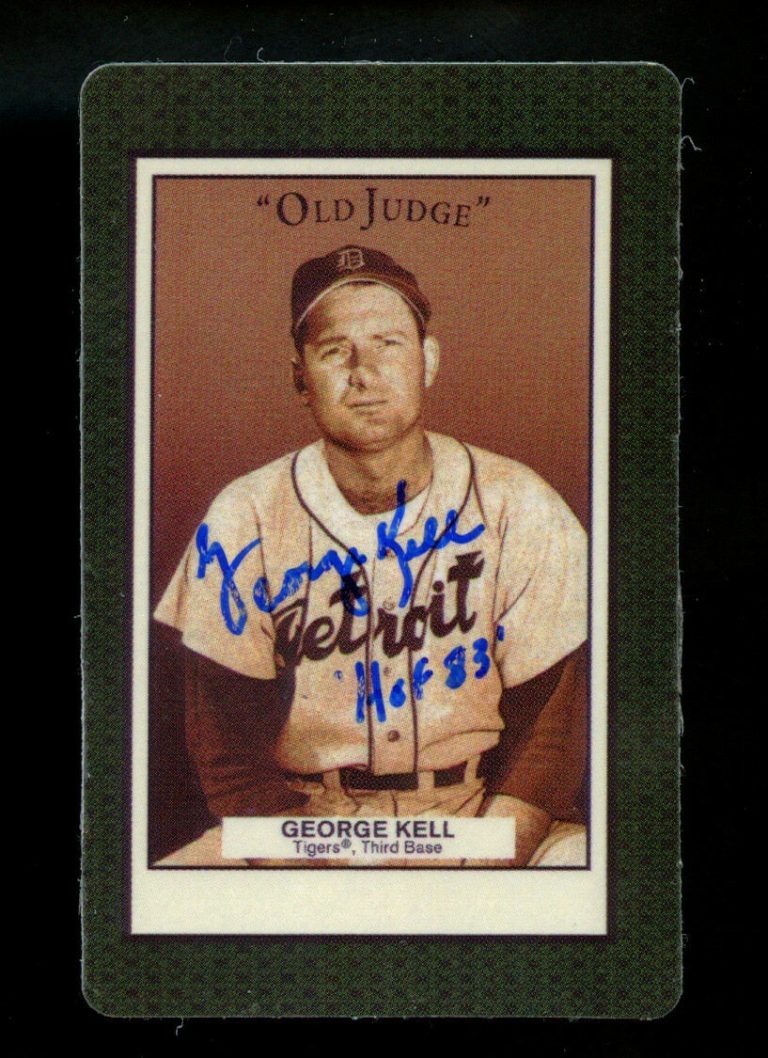 George Kell signed autograph auto 2007 Pocket Calendar Hall of Fame 1983