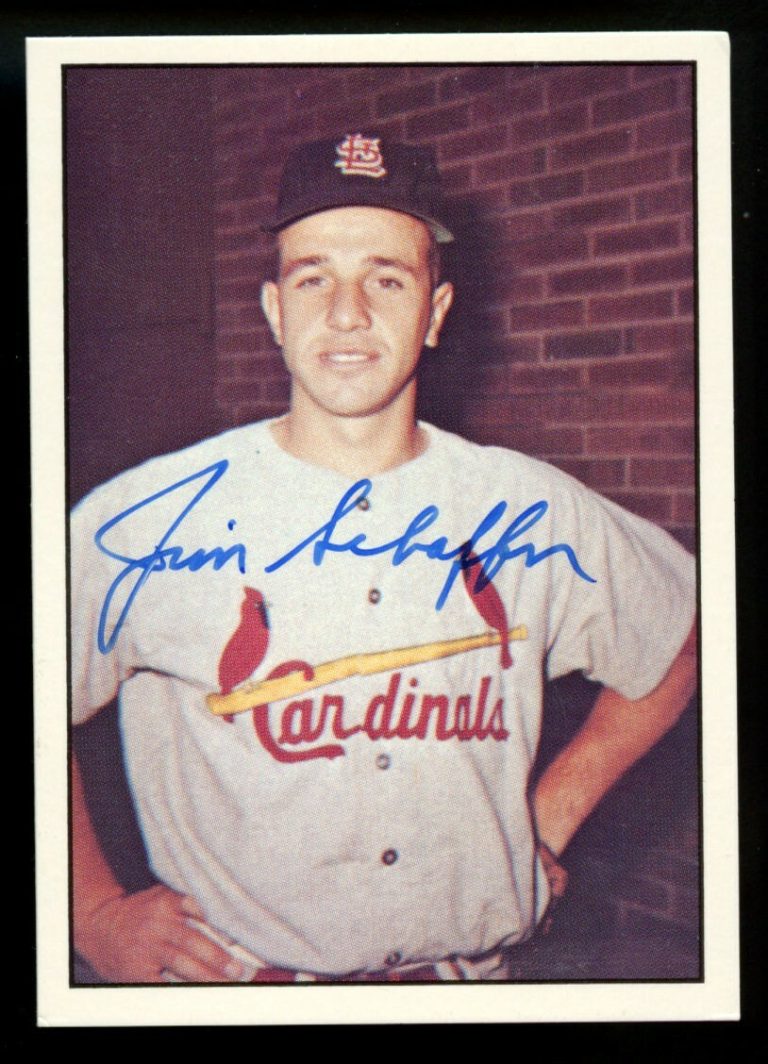 Jim Schaffer #0169 signed autograph auto 1978 TCMA Baseball Trading Card