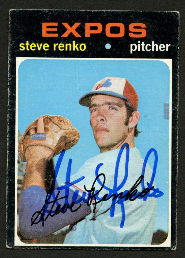 Steve Renko #209 signed autograph auto 1971 Topps Baseball Trading Card