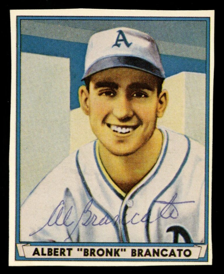 Albert Brancato #43 signed autograph auto Play Ball Sports HOF Reprint Card ~