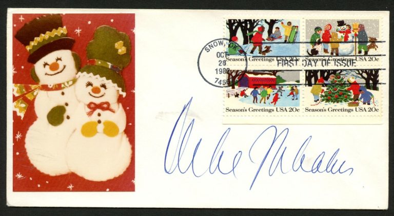 Michael Dukakis signed auto First Day Cover Former Governor Massachusetts PC110