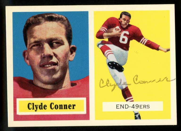 Clyde Conner #78 signed autograph auto 1994 Topps 1957 Archives Football Card