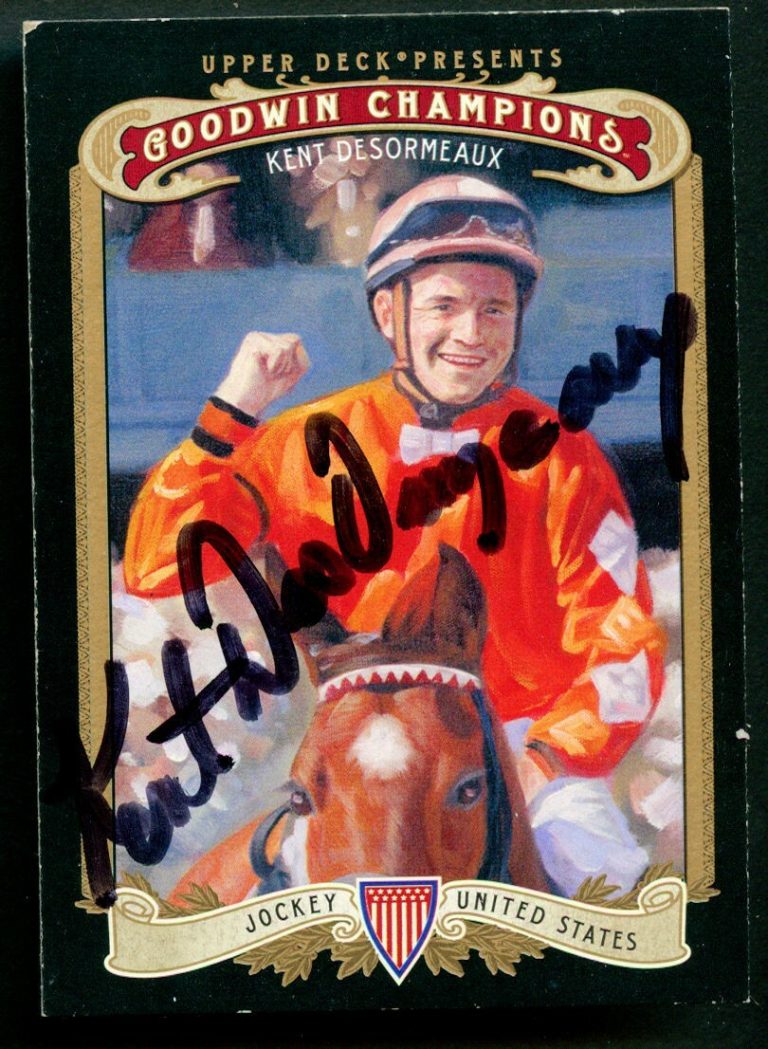 Kent Desormeaux signed autograph auto 2012 UD Goodwin Champions Card