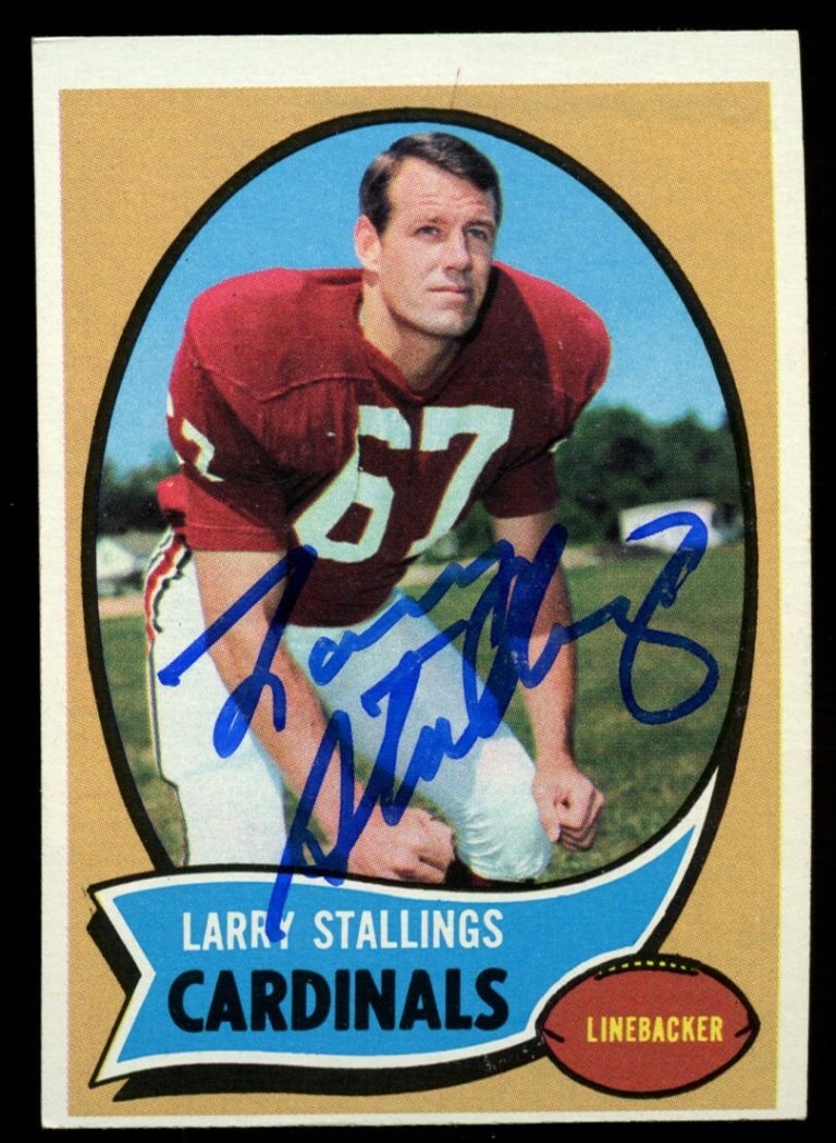 Larry Stallings #112 signed autograph auto 1970 Topps Football Trading Card