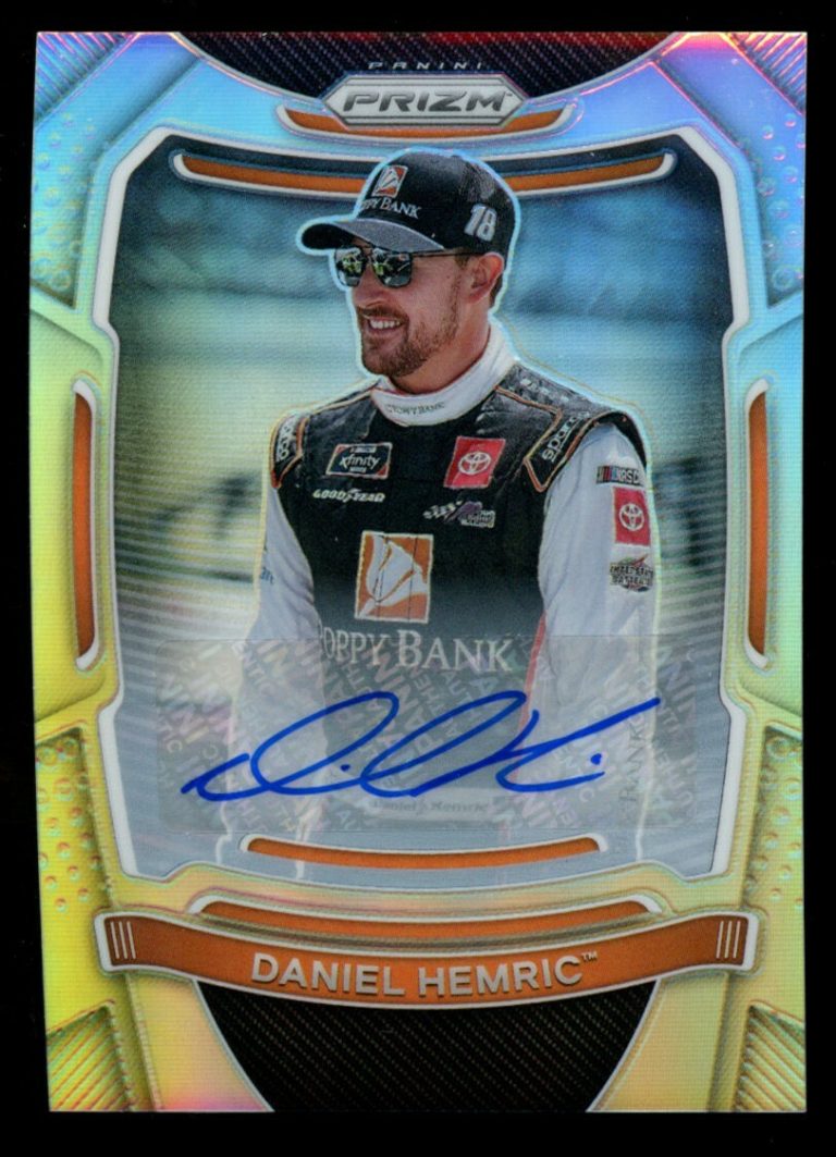 Daniel Hemric #21 signed autograph auto 2021 Panini Prizm Racing NASCAR Card ~