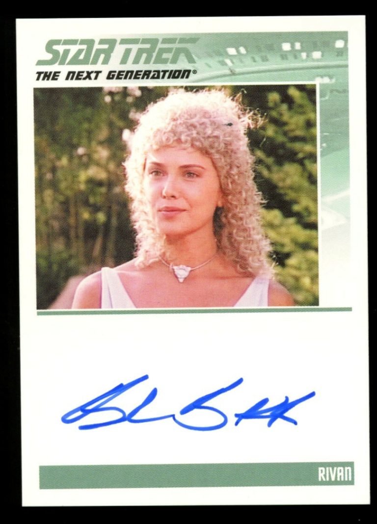 Brenda Bakke as Rivan signed 2013 Rittenhouse Star Trek Next Generation Card ~
