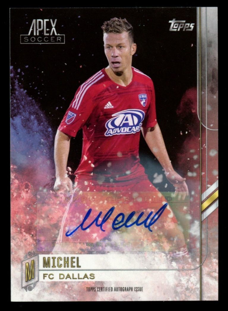 Michel #9 signed autograph auto 2015 Topps MLS Apex Soccer Trading Card ~