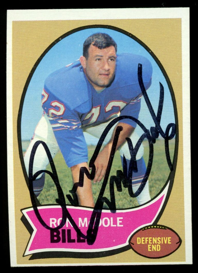 Ron McDale #63 signed autograph auto 1970 Topps Football Trading Card