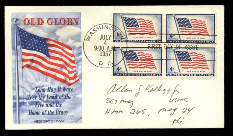 Allan Kellogg signed autograph auto FDC Medal of Honor Recipient USMC Vietnam