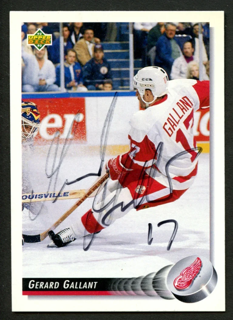 Gerard Gallant #246 signed autograph auto 1992-93 Upper Deck Hockey Card