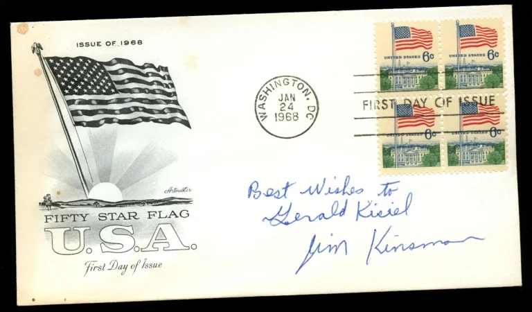 Thomas Kinsman d2017 signed autograph FDC Medal of Honor Recipient Army Vietnam