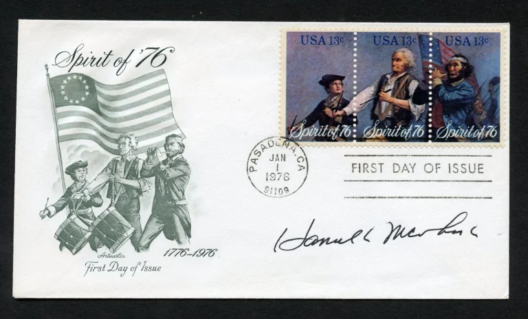Hamilton McWhorter d2008 signed autograph auto First Day Cover WWII ACE USN
