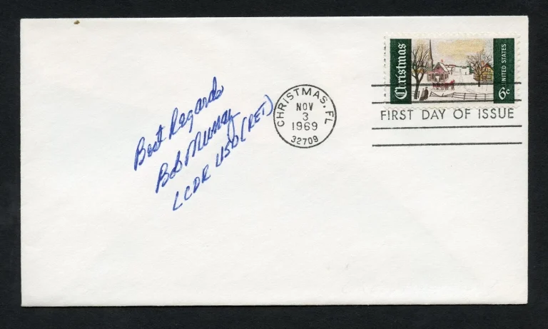 Robert Murray signed autograph auto First Day Cover WWII ACE