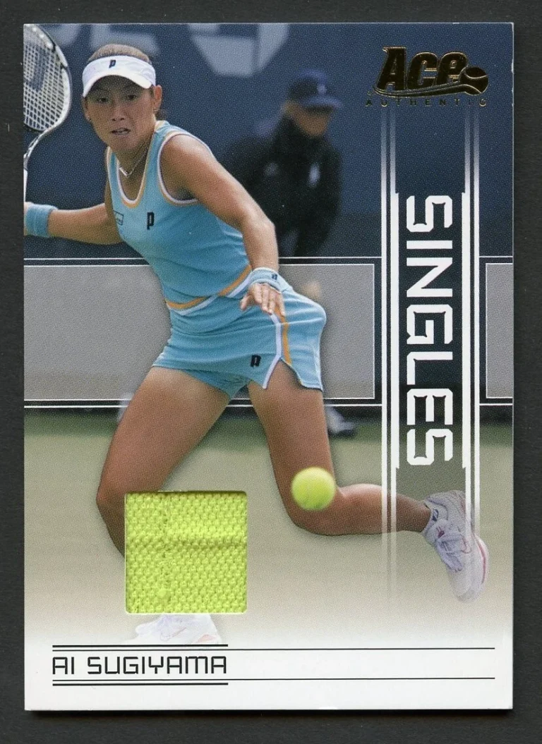 Ai Sugiyama 2007 Ace Authentic Straight Sets Singles Materials #SI-11 Card