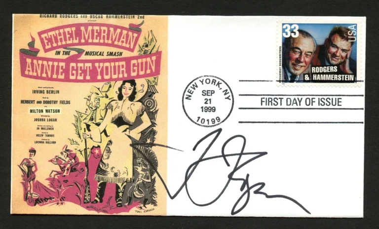 Tom Wopat signed autograph auto FDC Actor: The Dukes of Hazzard Luke Duke BAS