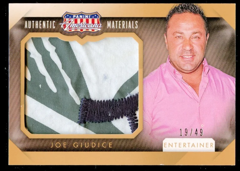 Panini Americana Jumbo Authentic Materials 2015 Joe Giudice #JM-JG 19/49