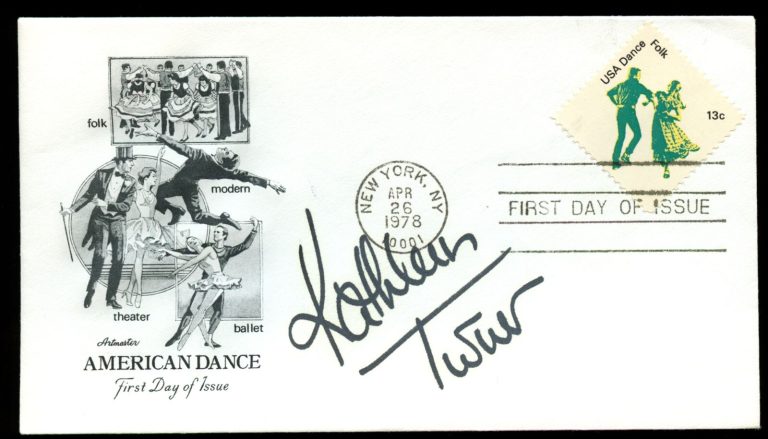 Kathleen Turner signed autograph Postal Cover FDC Actress Prizzi's Honor BAS