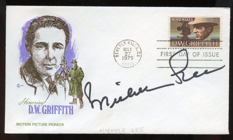 Michelle Lee signed autograph auto American Actress Singer Dancer Producer FDC