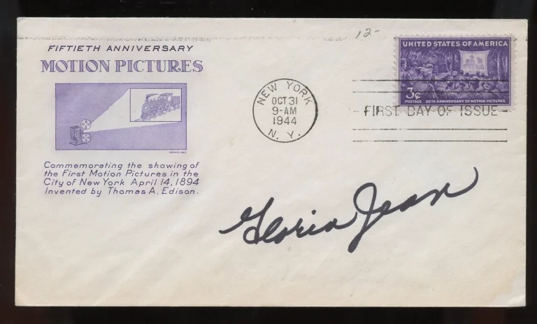 Gloria Jean d2018 signed autograph American Actress and Singer First Day Cover