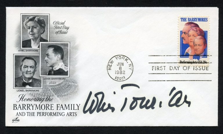 Louis Jourdan d2015 signed autograph French Film TV Actor The Paradine Case FDC
