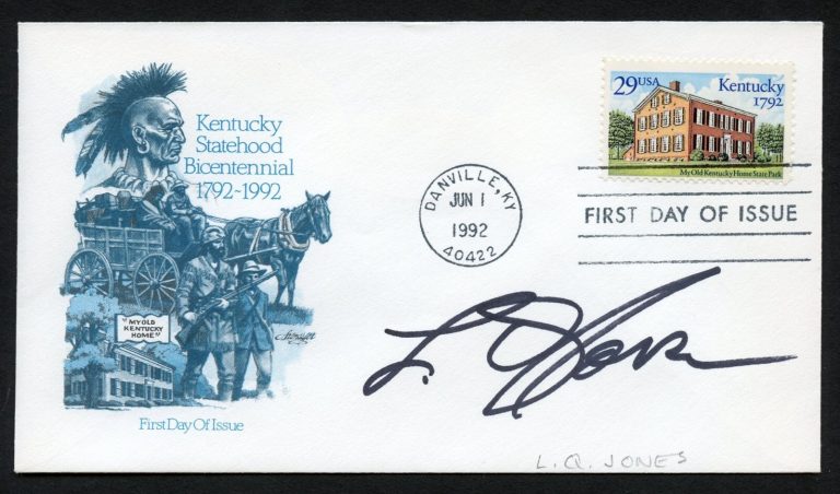 L.Q. Jones d2022 signed autograph auto Actor & Director A Boy and His Dog FDC