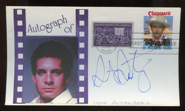 Steve Guttenberg signed autograph auto Actor Police Academy First Day Cover