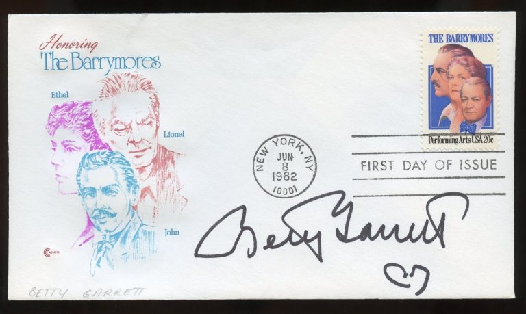 Betty Garrett d2011 signed autograph auto Actress Singer Dancer Boardway MGM FDC