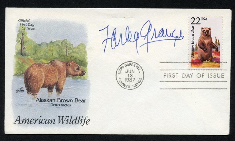 Farley Granger d2011 signed autograph Actor Rope & Strangers on the Train FDC
