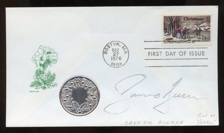 Saverio Guerra signed autograph auto TV Film Actor Becker First Day Cover