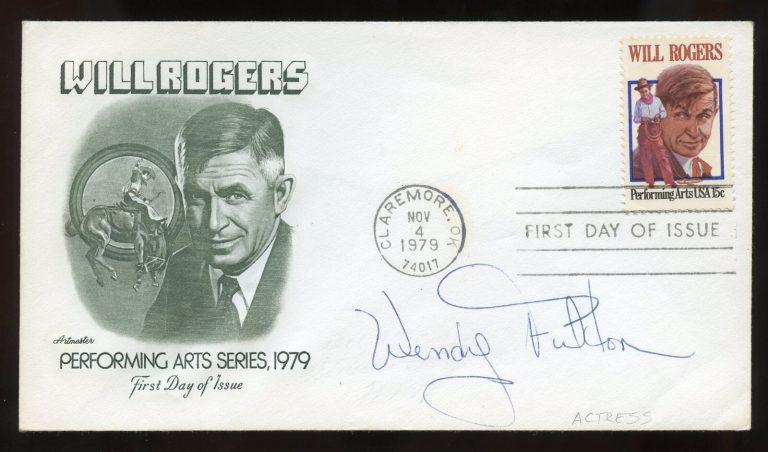 Wendy Fulton signed autograph auto Actress Knight Rider First Day Cover