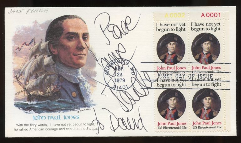 Jane Fonda signed autograph Actress There Was A Little Girl First Day Cover