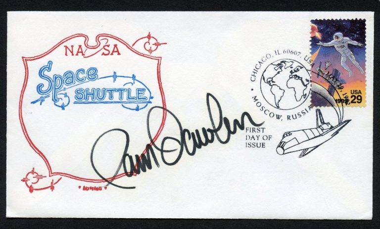 Pam Dawber signed autograph Actress Mindy McConnell Mork & Mindy First Day Cover