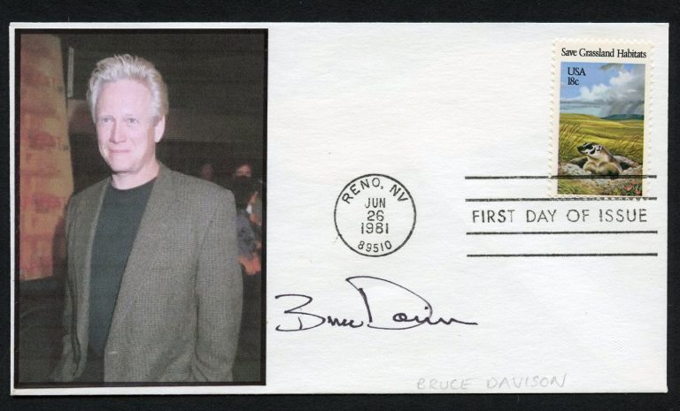 Bruce Davison signed autograph auto American Actor Willard First Day Cover
