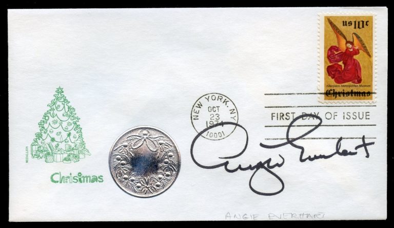 Angie Everhart signed autograph auto American Actress & Model First Day Cover