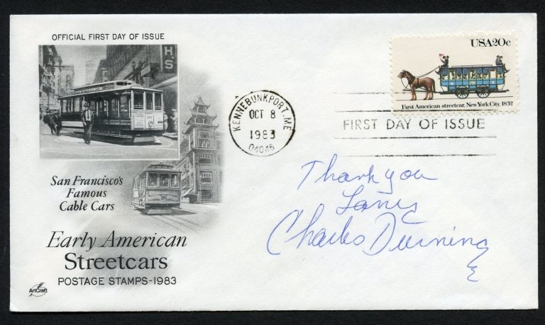 Charles Durning d2012 signed autograph auto Actor The Sting First Day Cover