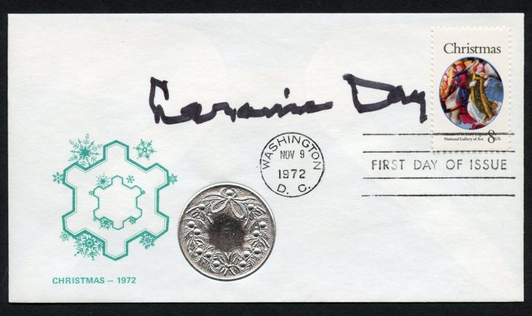 Loraine Day d2007 signed autograph Actress TV Commentator MGM Contract Star FDC