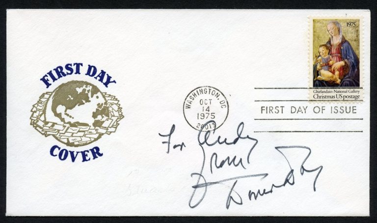 Doris Day d2019 signed autograph Actress Sentimental Journey First Day Cover